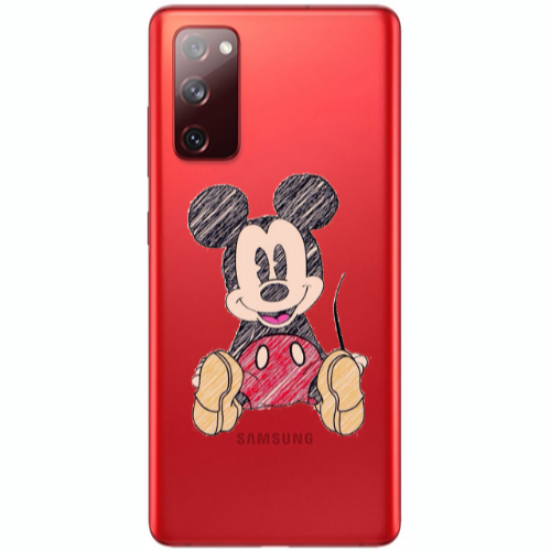Samsung S20 FE Mickey mouse 2 Transparent Silicone TPU Θήκη