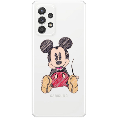 Samsung A53 Mickey mouse 2 Transparent Silicone TPU Θήκη