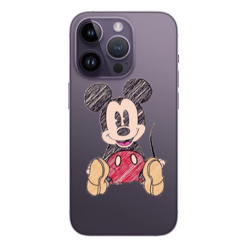 Apple iPhone 14 Pro  Mickey mouse 2 Transparent Silicone TPU Θήκη