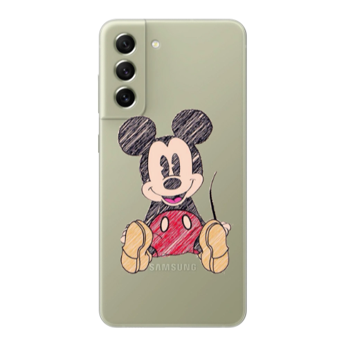 Samsung S21 PLUS Mickey mouse 2 Transparent Silicone TPU Θήκη