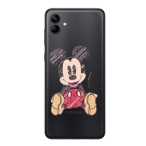 Samsung A04 Mickey mouse 2 Transparent Silicone TPU Θήκη