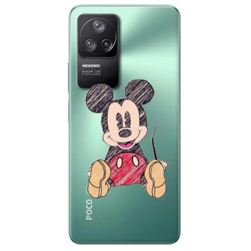 Xiaomi Poco F4 Mickey mouse 2 Transparent Silicone TPU Θήκη