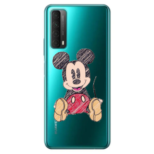 Huawei P Smart 2021 Mickey mouse 2 Transparent Silicone TPU Θήκη