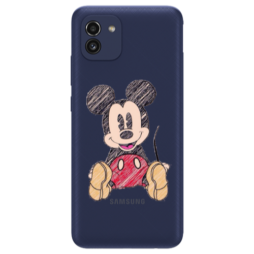 Samsung A03 Mickey mouse 2 Transparent Silicone TPU Θήκη