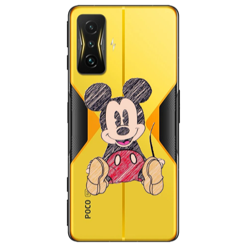 Xiaomi Poco F4 Gt Mickey mouse 2 Transparent Silicone TPU Θήκη
