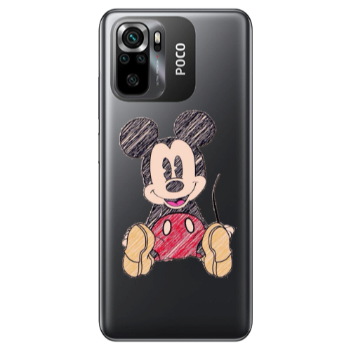 Xiaomi Poco M5 s Mickey mouse 2 Transparent Silicone TPU Θήκη