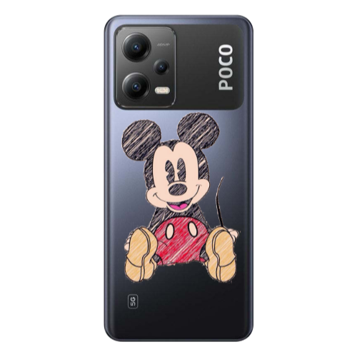 Xiaomi Poco X5 Mickey mouse 2 Transparent Silicone TPU Θήκη