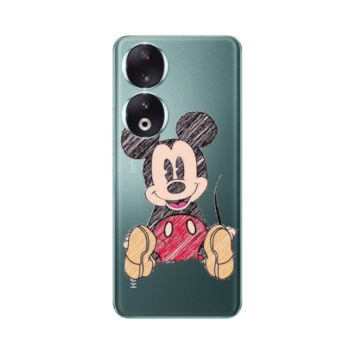 Honor 90 5G Mickey mouse 2 Transparent Silicone TPU Θήκη
