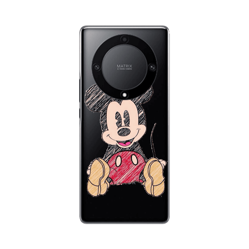 Honor Magic5 Lite 5G Mickey mouse 2 Transparent Silicone TPU Θήκη