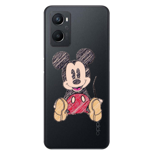Oppo A 96 Mickey mouse 2 Transparent Silicone TPU Θήκη