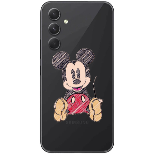 Samsung Galaxy A25 Mickey mouse 2 Transparent Silicone TPU Θήκη