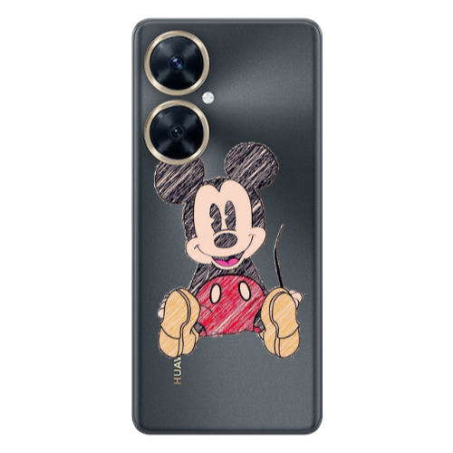 Huawei Nova 11i Mickey mouse 2 Transparent Silicone TPU Θήκη