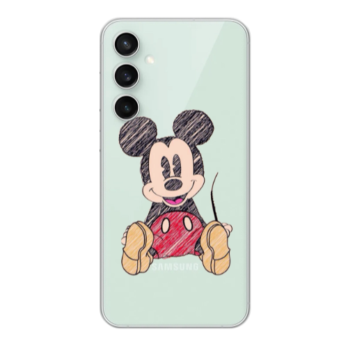 Samsung S24 Plus Mickey mouse 2 Transparent Silicone TPU Θήκη