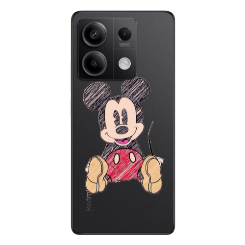 Xiaomi Redmi Note 13Pro 5G Mickey mouse 2 Transparent Silicone TPU Θήκη