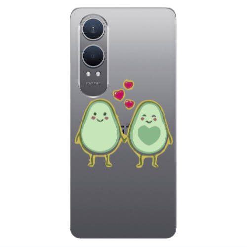Oneplus Nord Ce 4 lite Avocados Transparent Silicone TPU Θήκη