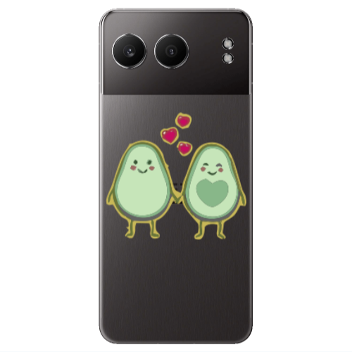 Oneplus Nord 4 Avocados Transparent Silicone TPU Θήκη