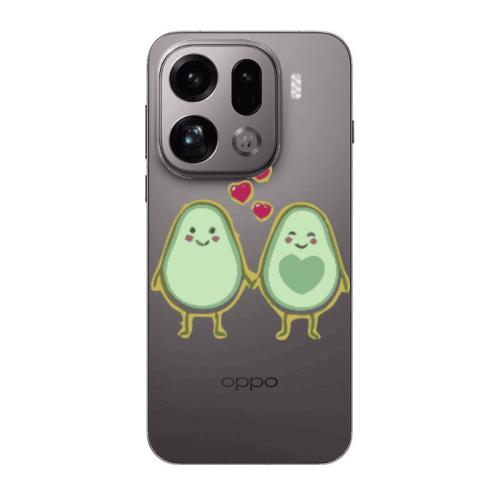 Oppo Find X9 Pro Avocados Transparent Silicone TPU Θήκη