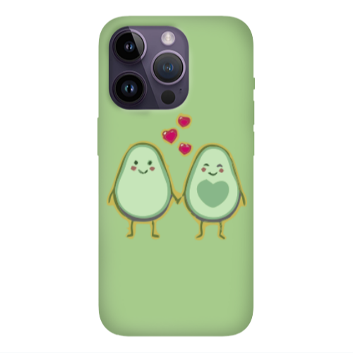 Apple iPhone 14 Pro Max Avocados Light Green Colored Silicone TPU Θήκη
