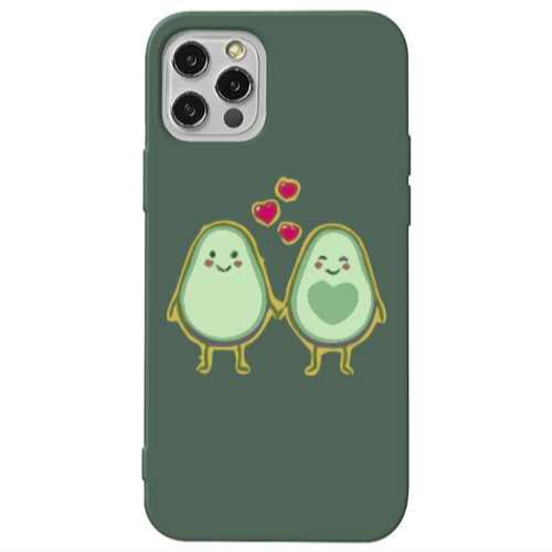 Apple iPhone 13 Pro Avocados Dark Green Colored Silicone TPU Θήκη