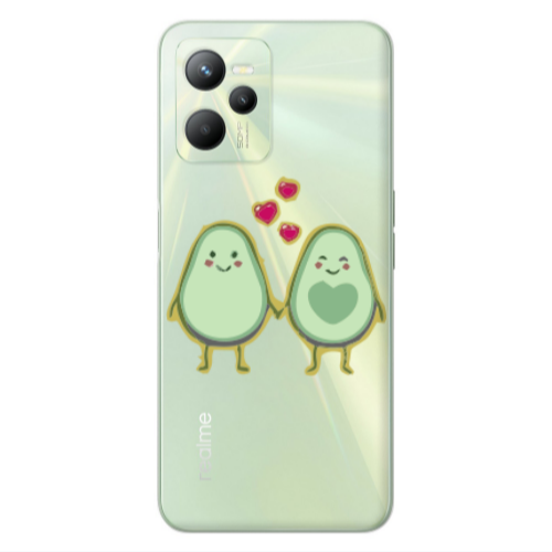 Realme C35 Avocados Transparent Silicone TPU Θήκη