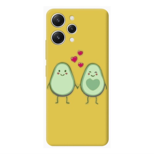 Xiaomi Redmi 12 Avocados Yellow Colored Silicone TPU Θήκη