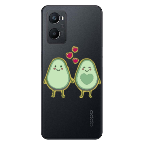Oppo A 96 Avocados Transparent Silicone TPU Θήκη