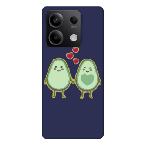 Xiaomi Redmi Note 13Pro 5G Avocados Dark blue Colored Silicone TPU Θήκη