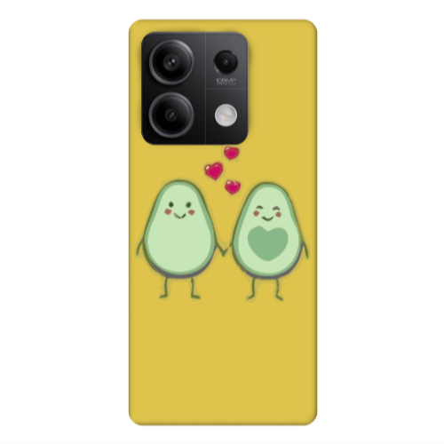 Xiaomi Redmi Note 13Pro 5G Avocados Yellow Colored Silicone TPU Θήκη