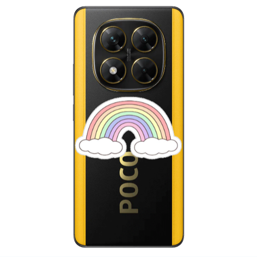 Xiaomi Poco X7 Rainboww Transparent Silicone TPU Θήκη