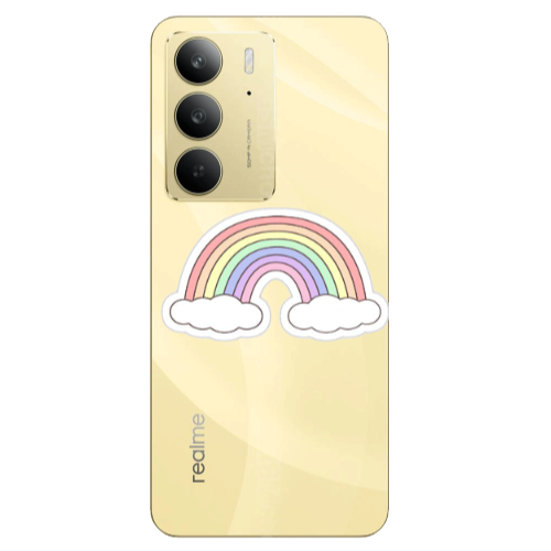 Realme C 75 Rainboww Transparent Silicone TPU Θήκη