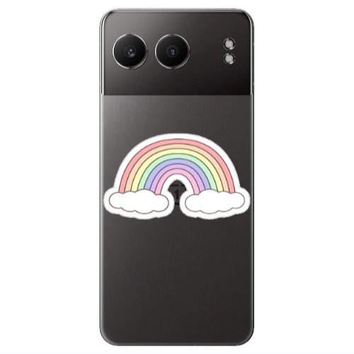 Oneplus Nord 4 Rainboww Transparent Silicone TPU Θήκη
