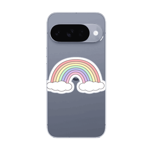 Google Pixel 10 Rainboww Transparent Silicone TPU Θήκη