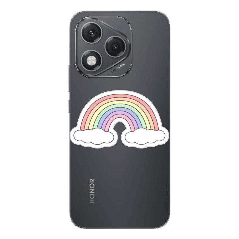 Honor 400 Lite Rainboww Transparent Silicone TPU Θήκη