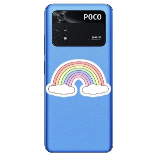 Xiaomi Poco M4 Pro 4G Rainboww Transparent Silicone TPU Θήκη