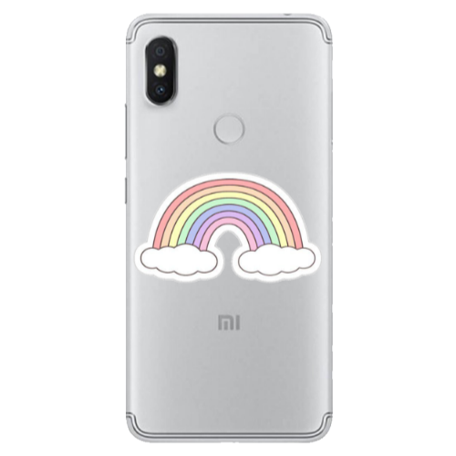 Xiaomi Redmi S2 Rainboww Transparent Silicone TPU Θήκη