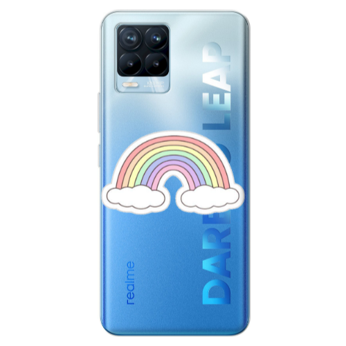 Realme 8 Pro Rainboww Transparent Silicone TPU Θήκη