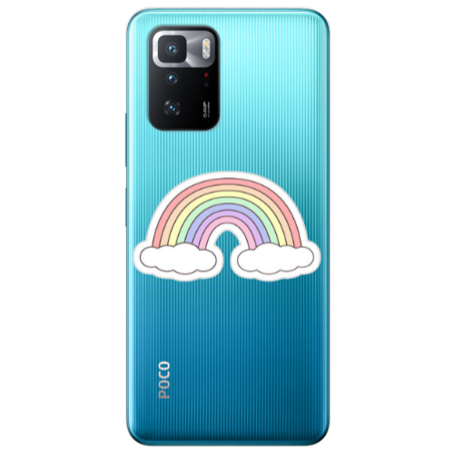 Xiaomi Poco X3 GT Rainboww Transparent Silicone TPU Θήκη