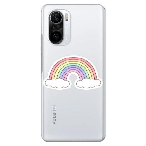 Xiaomi Poco F3 Rainboww Transparent Silicone TPU Θήκη