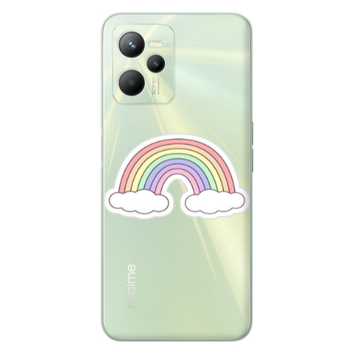Realme C35 Rainboww Transparent Silicone TPU Θήκη