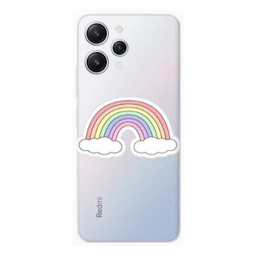 Xiaomi Redmi 12 Rainboww Transparent Silicone TPU Θήκη