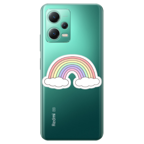 Xiaomi Redmi Note 12 Pro Plus 5G Rainboww Transparent Silicone TPU Θήκη