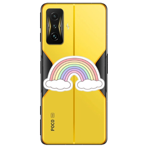 Xiaomi Poco F4 Gt Rainboww Transparent Silicone TPU Θήκη