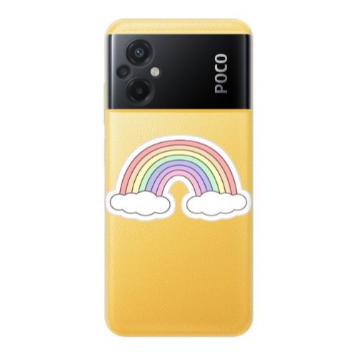 Xiaomi Poco M5 Rainboww Transparent Silicone TPU Θήκη