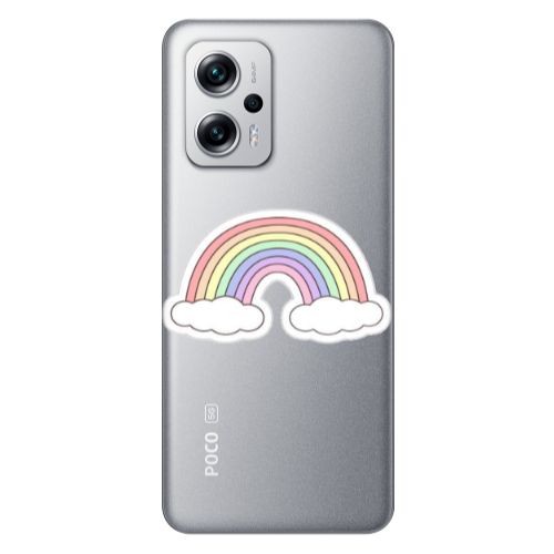 Xiaomi Poco X4 GT Rainboww Transparent Silicone TPU Θήκη