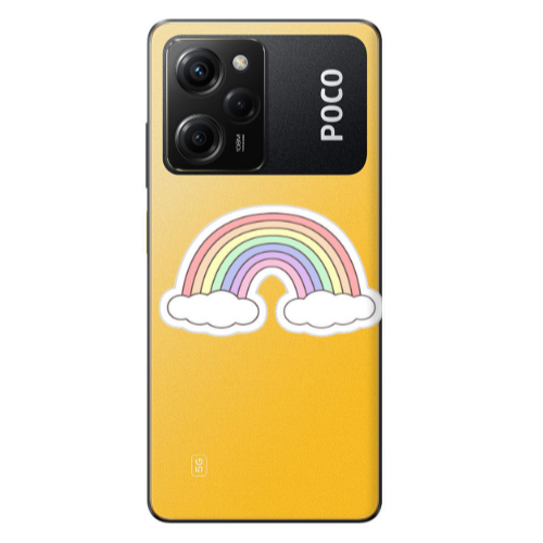 Xiaomi Poco X5 Pro Rainboww Transparent Silicone TPU Θήκη