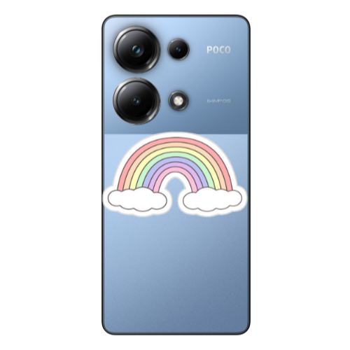 Xiaomi Poco M6 Pro 4G Rainboww Transparent Silicone TPU Θήκη