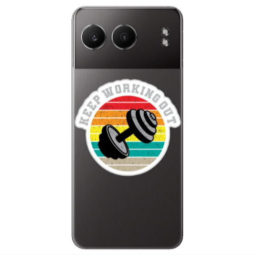 Oneplus Nord 4 Keep working out Transparent Silicone TPU Θήκη