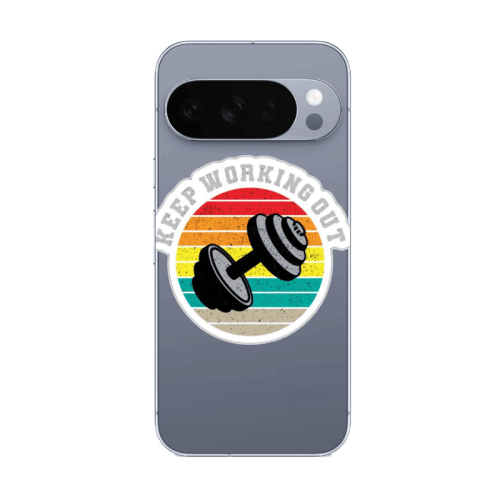 Google Pixel 10 Pro Keep working out Transparent Silicone TPU Θήκη