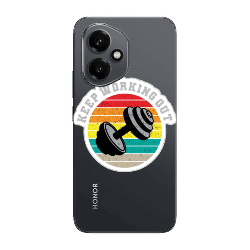 Honor Magic 400 Keep working out Transparent Silicone TPU Θήκη