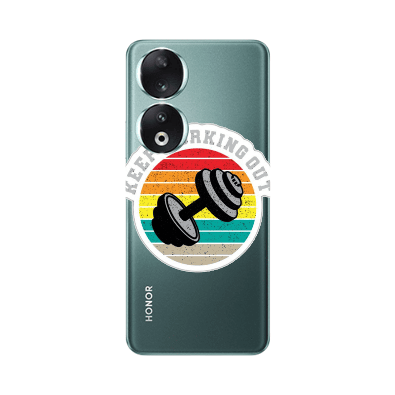 Honor 90 5G Keep working out Transparent Silicone TPU Θήκη